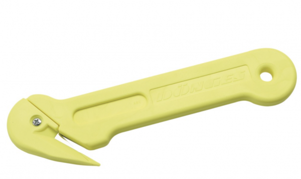 Gurtmesser Neongelb Gurttrenner ABS Griff Feuerwehr THL Gurtschneider